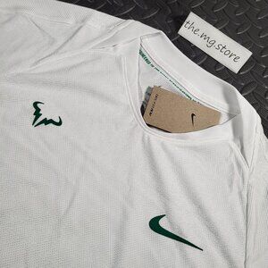 Nike Men's Rafa Dri-FIT ADV Short-Sleeve Tennis Top Nadal 2XL FD5409-100 NWT